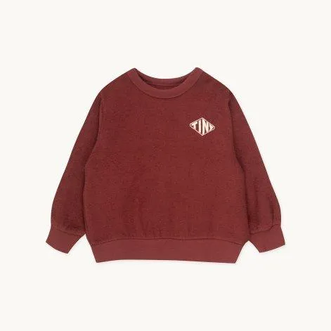 Sweat-shirt Diamond Tiny Burgundy - tinycottons