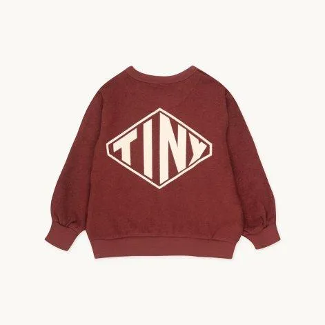 Sweatshirt Diamond Tiny Burgundy - tinycottons