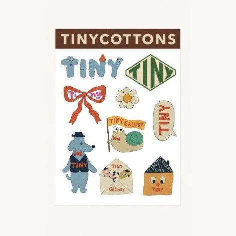 Sticker Tiny Gallery Multicolor - tinycottons