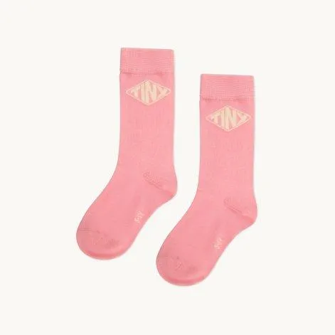 Chaussettes Tiny Diamond Pink - tinycottons