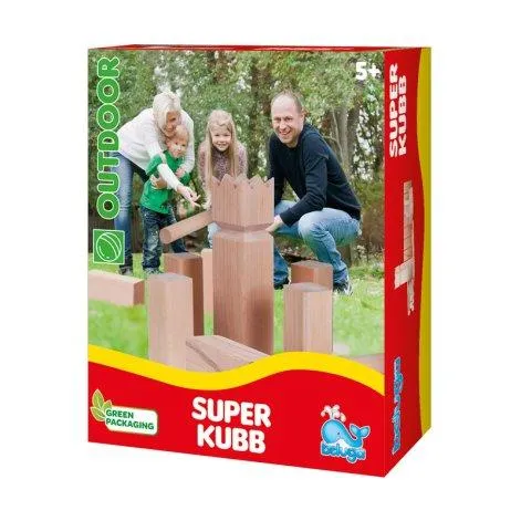 Super Kubb aus Buchenholz - Beluga