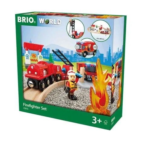 Train Set de pompiers - BRIO