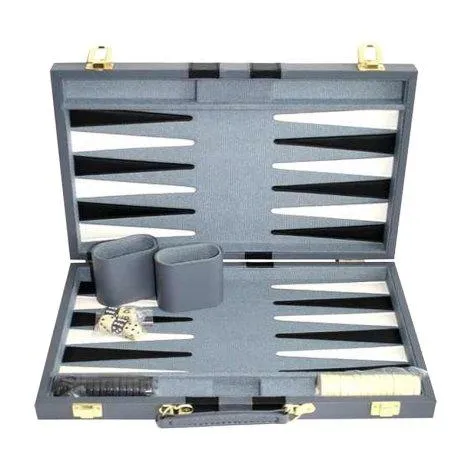 Backgammon case gray - Weible Spiele