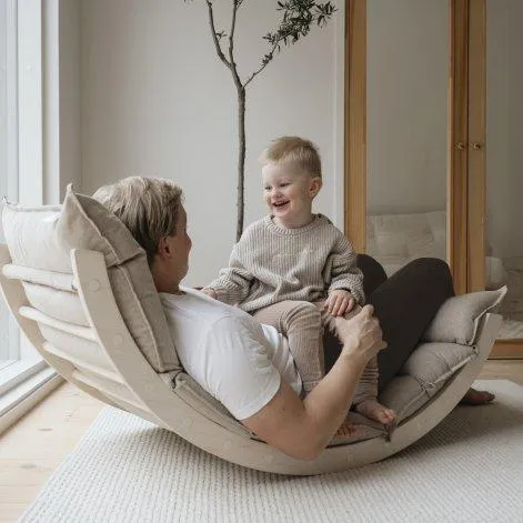 Chaise longue à bascule LAAKSO Bouleau - Fitwood