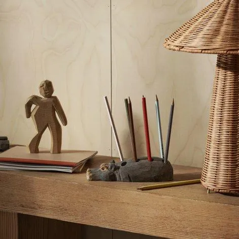 Porte-stylo Hippo Hand-carved - ferm LIVING