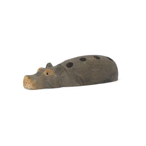 Pen holder Hippo Hand-carved - ferm LIVING