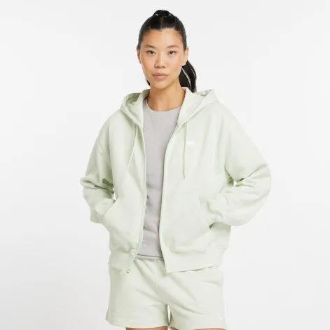 Veste de sweat French Terry Full Zip Natural Mint - New Balance