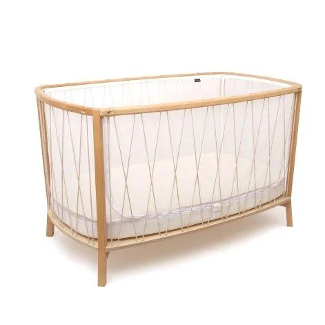 Baby crib KIMI Kit 120 with mattress & mattress topper Organic Desert - Charlie Crane