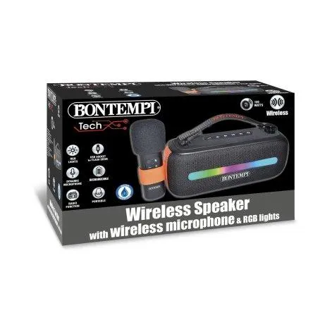 Bontempi wireless speaker with microphone 140W - Bontempi