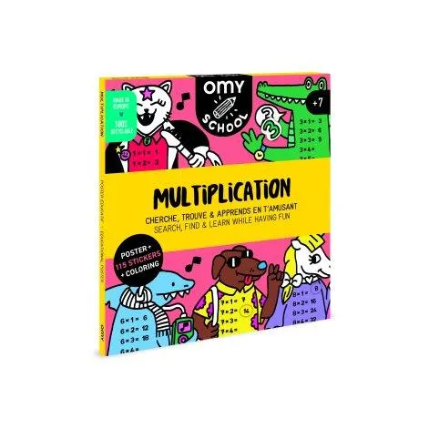 Poster & stickers OMY Multiplication scolaire - OMY