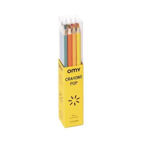 16 crayons de couleur Pop - OMY