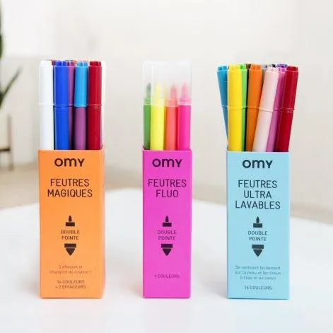 Crayons-feutres Fluos - OMY