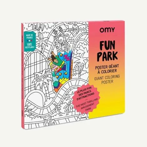 Fun Park coloring poster - OMY