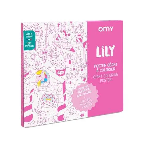 Lily coloring poster - OMY