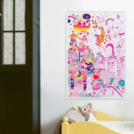 Lily coloring poster - OMY