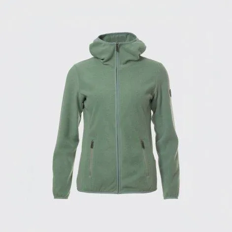 Women's fleece jacket Mia hedge green - rukka