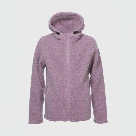 Sammy kids sherpa fleece mauve shadows x - rukka