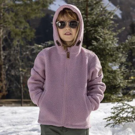 Kinder Sherpa Fleece Sammy mauve shadows - rukka