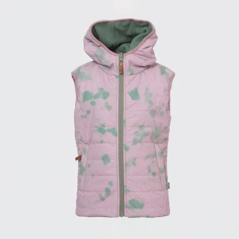 Kinder Gilet reversible Otis snowcl mauve shadows - rukka