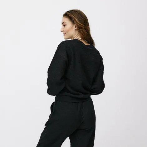 Botanic Sweater black intense - Moya Kala