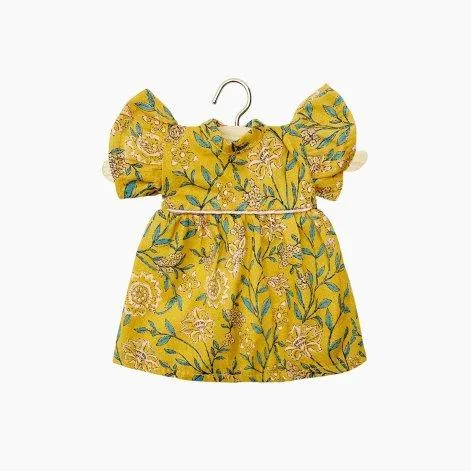 Amigas : Robe Daisy Flowers aspect moutarde - Minikane