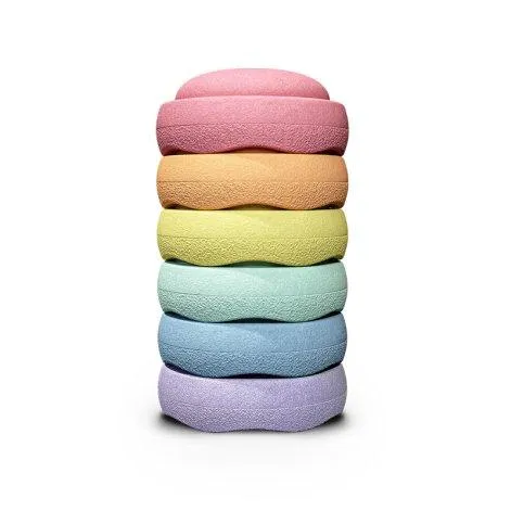 Stacking stone Mini Rainbow pastel - Stapelstein