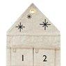 Advent Calendar Star Narrow Sand